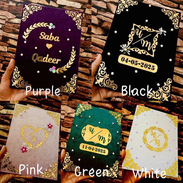 Luxury Nikkah Velvet File