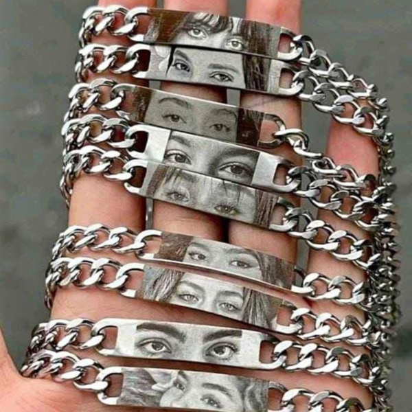 Engraved Photo Bracelet